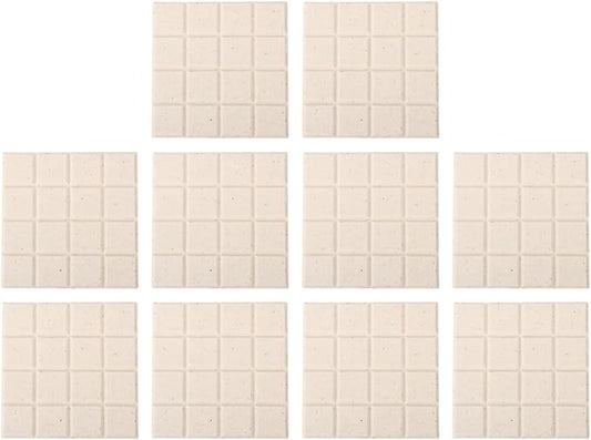 Ipetboom Frag Disks Coral Frag Plugs Support Bases for Fish Tank Aquarium Ceramic Coral Mount Plates 1.96In Square Aquarium Accessories