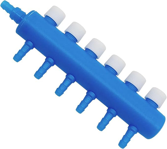 Aquarium Air Tubing Valves – Air Pump Splitter Control, Adjustable Lever Distributor | Airline Tube Connectors Fittings For Fish Tank Bubblers, Aquatic Systems, Airs Flow Management And Oxygen Supply