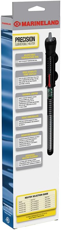 Marineland Precision Heater for Saltwater or Freshwater Aquariums