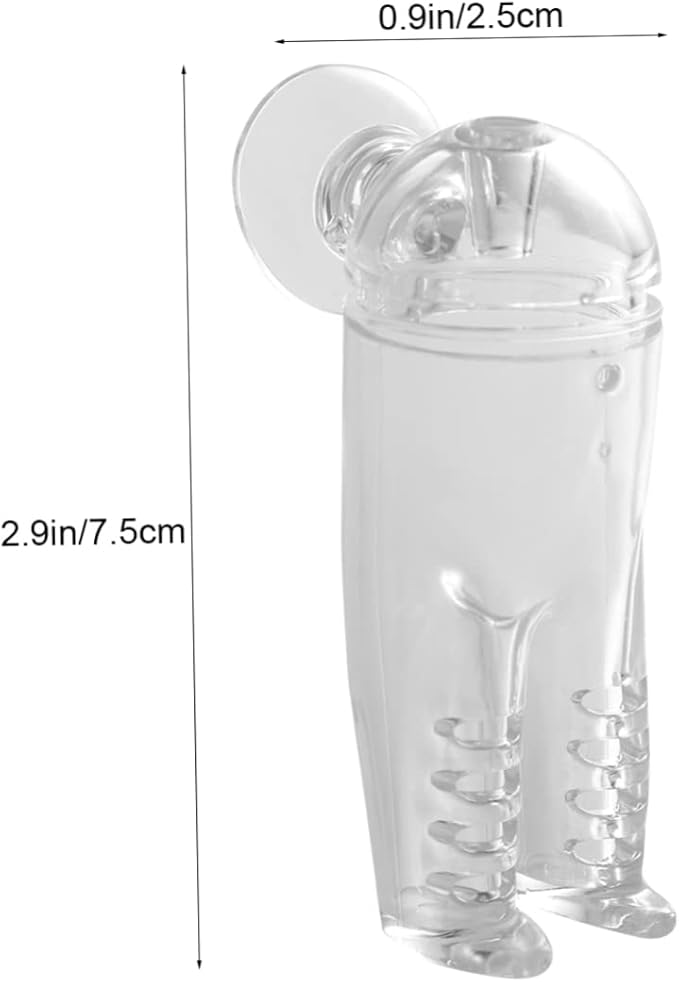 NOLITOY 3pcs Automatic Shrimp Feeder with Cover Transparent Feeding Cup for Fish Tank Easy Installation with Cup Design for Aquariums and Fish Tanks