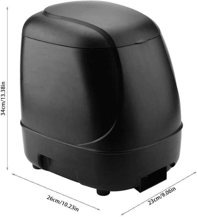 10L Pond feeder, Automatic fish feeder for pond outdoor, Fish feeder automatic dispenser, Timer High Capacity for Vacations & Hot or cold weather- battery powered