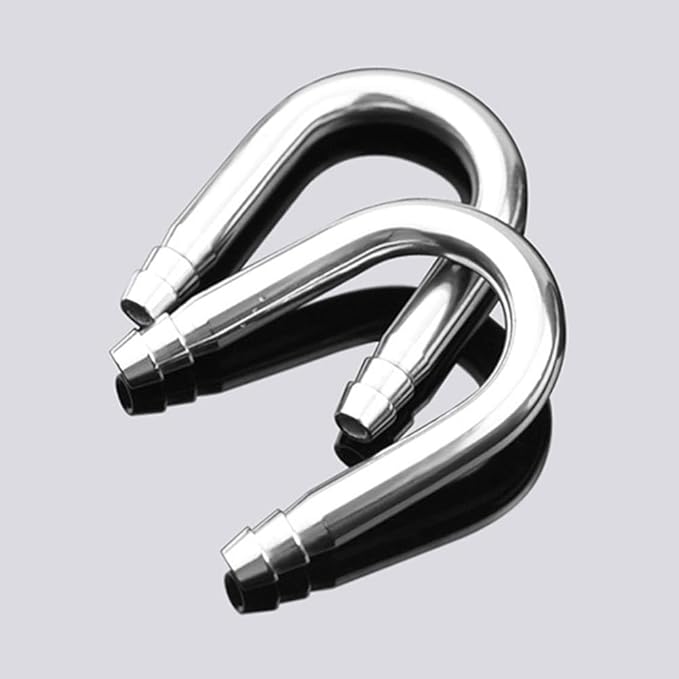 2 Pcs Stainless Steel Aquarium U Shape Tubes Fish Tank CO2 Diffuser Tubes Aquarium Air Pump Connectors for Aquarium Connecting Air Line