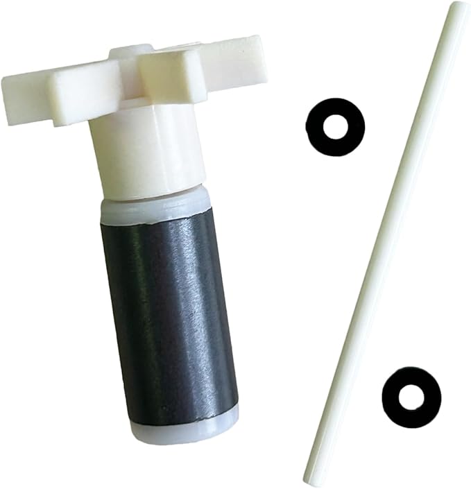 Impeller and Shaft Replacement for Fluval 107 207 Canister Filter, Aquarium Filter Impeller Assembly Replacement Part for Freshwater and Saltwater Fish Tank Filter Repair