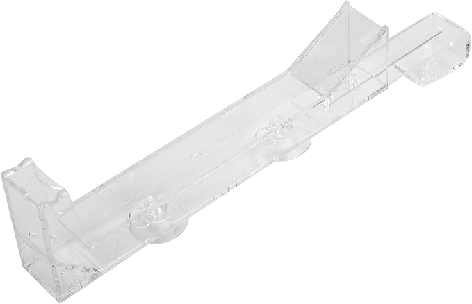 Shrimp Feeder Tube, Fish Plate Acrylic Transparent Tube, Clear Automatic Feeders Aquarium Feeding Tray for S (M(59cm / 23.2in Long))