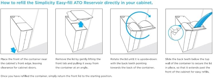 Simplicity 5 Gallon Easy-Fill ATO Reservoir Bundle (2 Items)