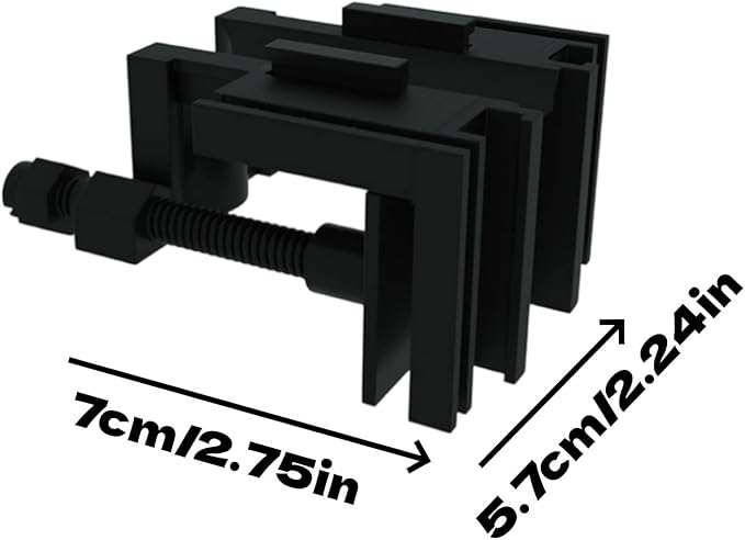 Fish Tank Clamp Versatile Inlet Outlet Holder Fish Tank Fixed Clamp Acrylic Aquarium Clip for Aquarium Setup and Equipment Organization