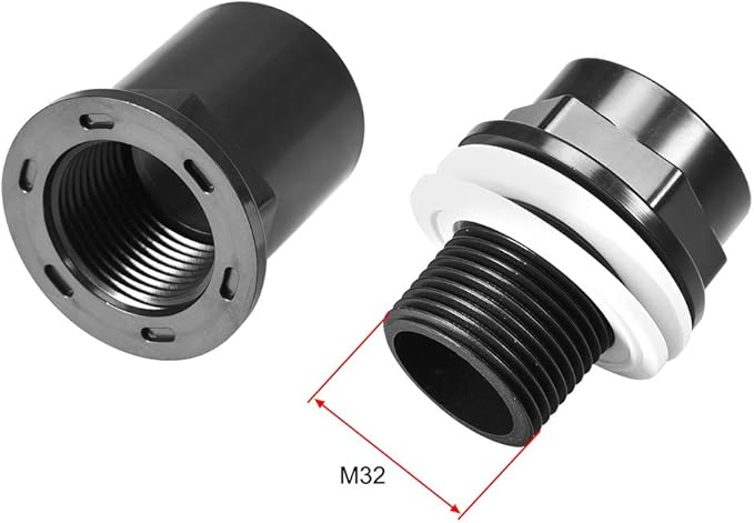 uxcell 1 ID PVC Aquarium Water Pipe Connector Joint Straight Tubes Hose Connector Fish Tanks Accessories 3pcs