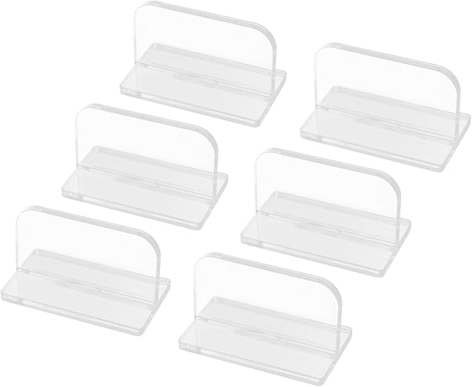Aquarium Lid Handle, 6Pcs Aquarium Cover Handle Secure Grip Transparent Aquarium Lid Pull Handle Acrylic Fish Tank Cover Handle Replacement Handle for Aquarium for Home