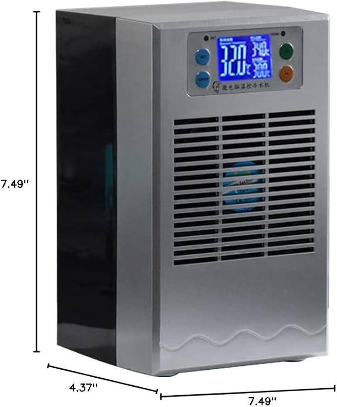 DNYSYSJ Aquarium Chiller, 10 Gallon Fish Tank Cooler, Compact, Quiet, 35L, Intelligent Temperature Control