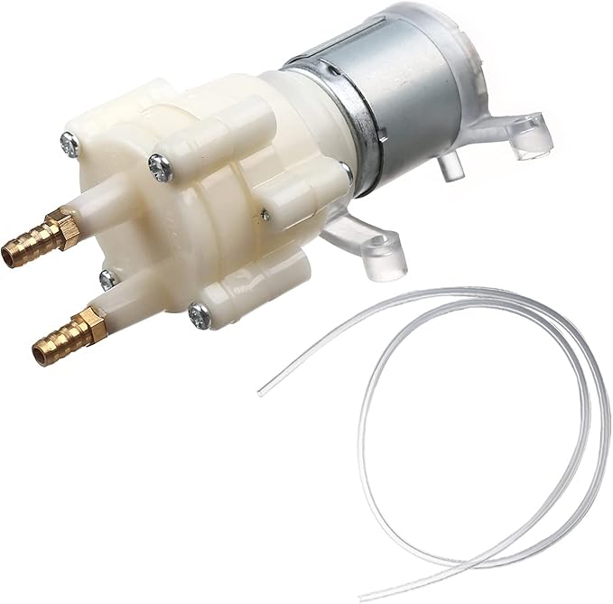 Heyiarbeit 5-12V Electric Diaphragm Pump Water Pumps Self Priming 1.5-2L/Min DC Diaphragm Pump 3x5mm for Tea Machine Aquarium Water Cooling Fish Tank 1PCS