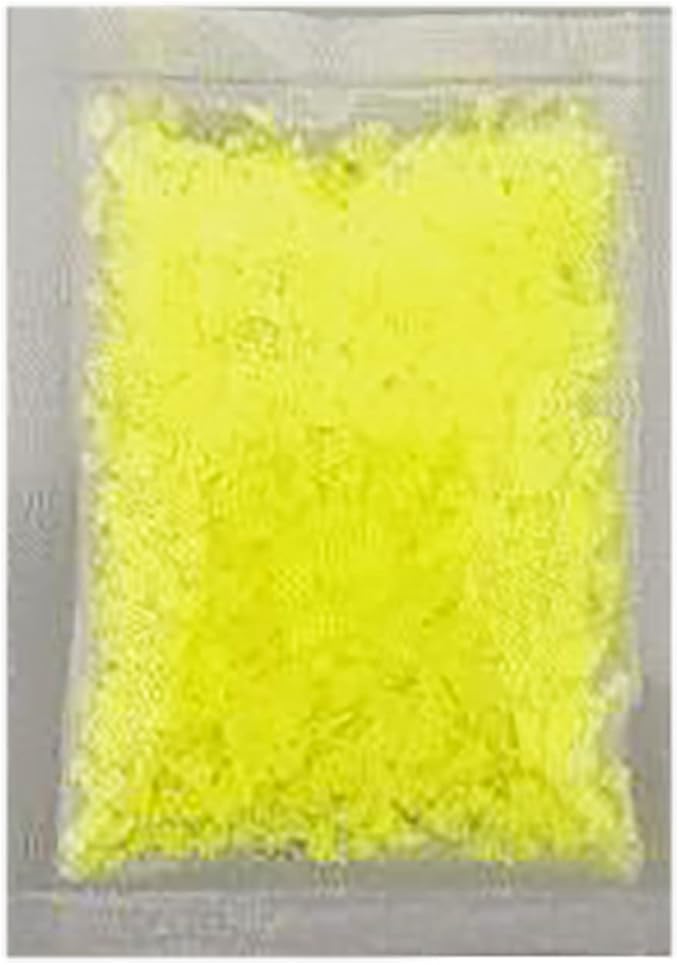 Eme-rald Glow in The Dark Gravel, DIY Decorative Luminous Stones, Glow in The Dark Garden Sand, Luminous Sand Stones Rocks for Yard and Walkways for Aquarium Fish Tank Decoration (Yellow)