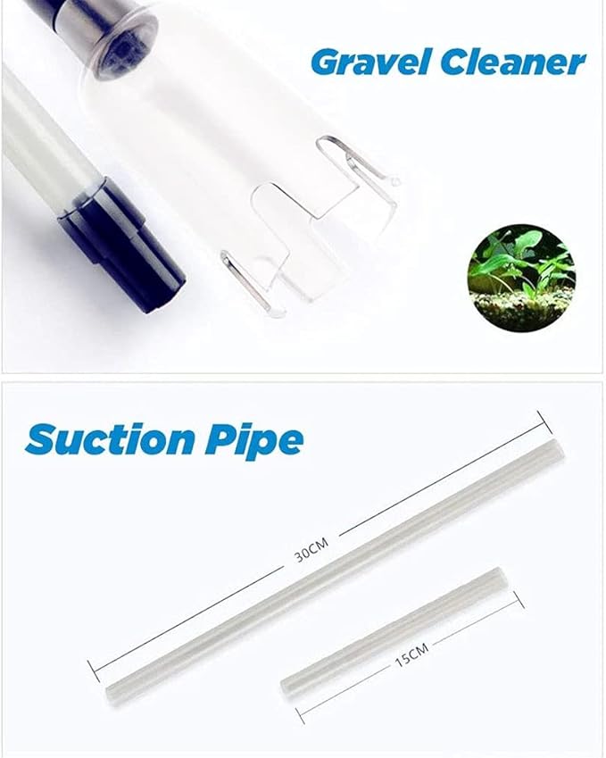 Aquarium Electric Water Changer Gravels & Sand Hose Fish Tanks Tool Safe Protections for Fish