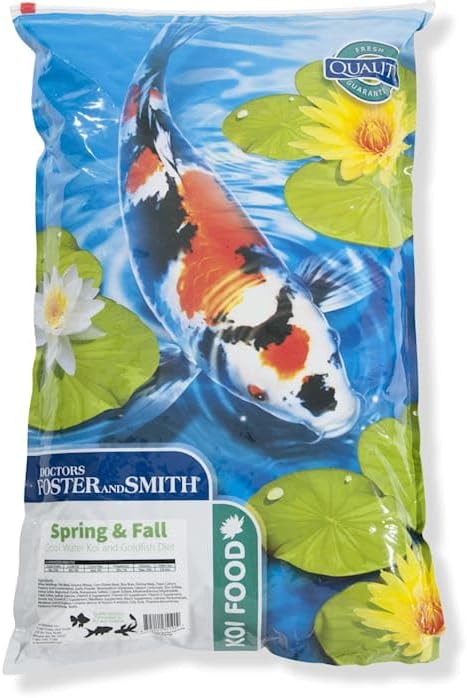 DRS. Foster and Smith Spring & Fall Coldwater Koi and Goldfish Food, 20 lbs.