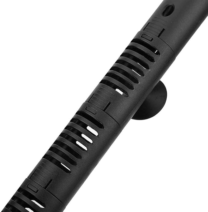 Aquarium Heater Guard Protector, Detachable Aquarium Heater Cover with Suction Cups, Heat Proof Plastic Sleeve for Fish Tank Safety Black (#4)