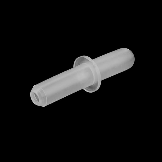 uxcell Plastic Inline Tubing Connector Aquarium Air Valve Straight Connectors 30 Pcs White