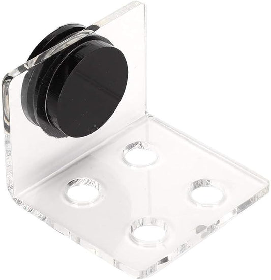 Fish Acrylic Bracket Base, Aquarium Rack Bracket Transparent Bracket Holder Frag Plugs Rack Suction Cup(4Holes)