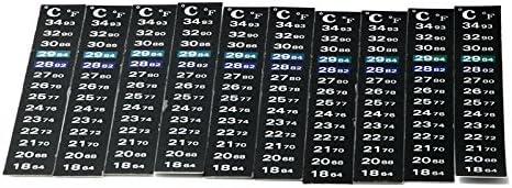 Digital Aquarium Tank Fish Thermometer Temperature Sticker Dual Scale 1 Piece