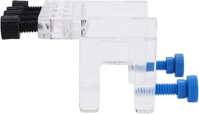 Fydun Aquarium Doser Tubing, Acrylic Aquarium Soft Tube Fixture Holder for Holding Dosing Pump Soft Hose