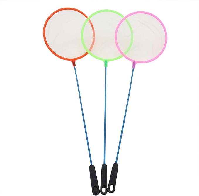 6PCS Aquarium Fish Net High Density Fish Tank Filter Fish Net for Fish Tank 10 cm Diameter Random Color