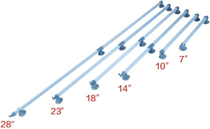 Zerodis 6 Sizes Air Bubble Aeration Tube for Aquarium Wall Air Diffuser Oxygen Pump Diffuser Accessory for Fish (7in)