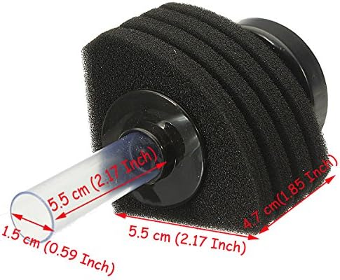 CNZ XY-2890 Corner Filter Air Driven Bio Sponge Up to 15 gallons, 6-Pack