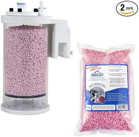 Icecap CO2 Scrubber, Small, w/Extra CO2 Media Bundle (2 Items)