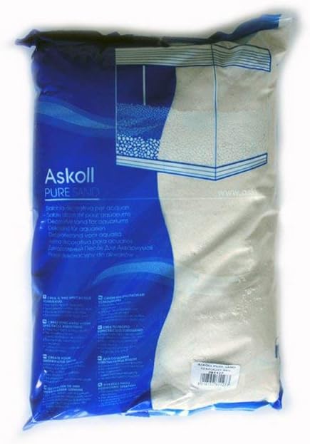 Askoll Aquarium Sand Premium, Washed and Ready to use (White)