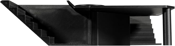 Aquarium Undergravel Fish Tunnel Hide Cave Corner Fishes Tank Decorations Under Gravel Viewing Tunnel Fish Cave for Aquarium Hideout (Black,Style 3)