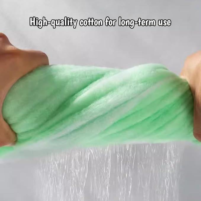 2 Pieces Sponge Filter for Aquarium, 2 Layers Bio Filter Sponge, White and Green Universal Use, Durable, Cut-to-fit