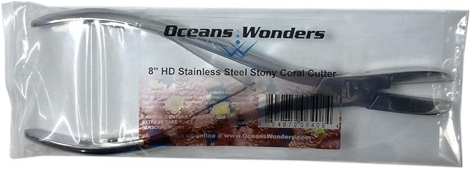 Oceans Wonders 8" HD Stainless Steel Stony Coral Cutter