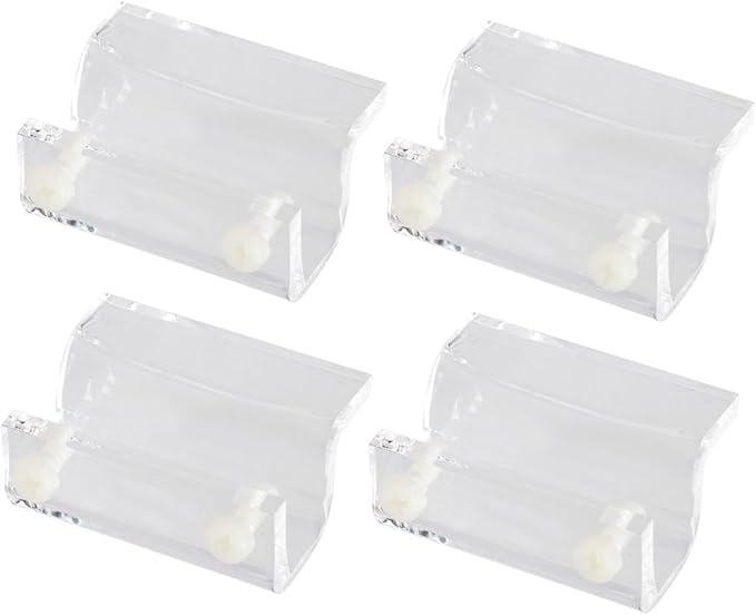 BESPORTBLE 8pcs Aquarium Support Bracket Acrylic Fish Tank Cover Holder for Open Tanks Holds Securely for Thick