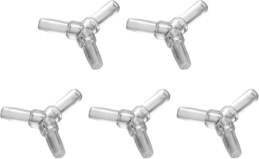 Yuly 5PCS Airline Tubing Check Valves Control Connectors Accessories Aquarium- Airline Tubing Hose Hose Fittings
