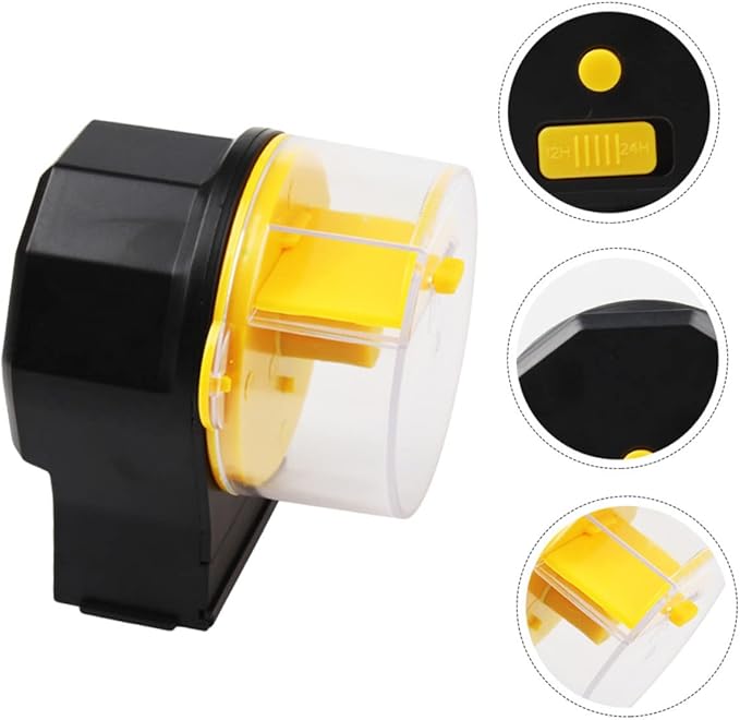 1Set Automatic Fish Feeder with Clock Timer Capacity for Aquarium for Vacation Feeding Design for Pellets Flakes Sticks