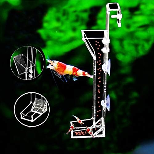 Acrylic Fish Shrimp Food Feeding Tube Granules Sunken Feeder Aquarium Accessory