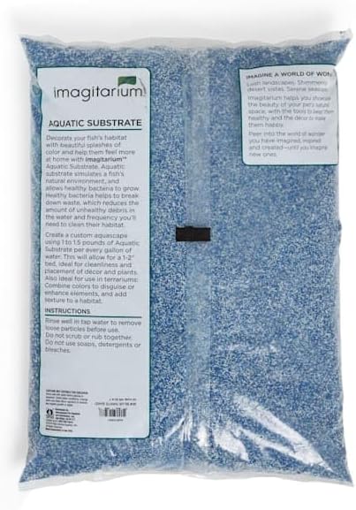 imagitarium by Petco Blue and White Aquarium Sand 20 lbs.