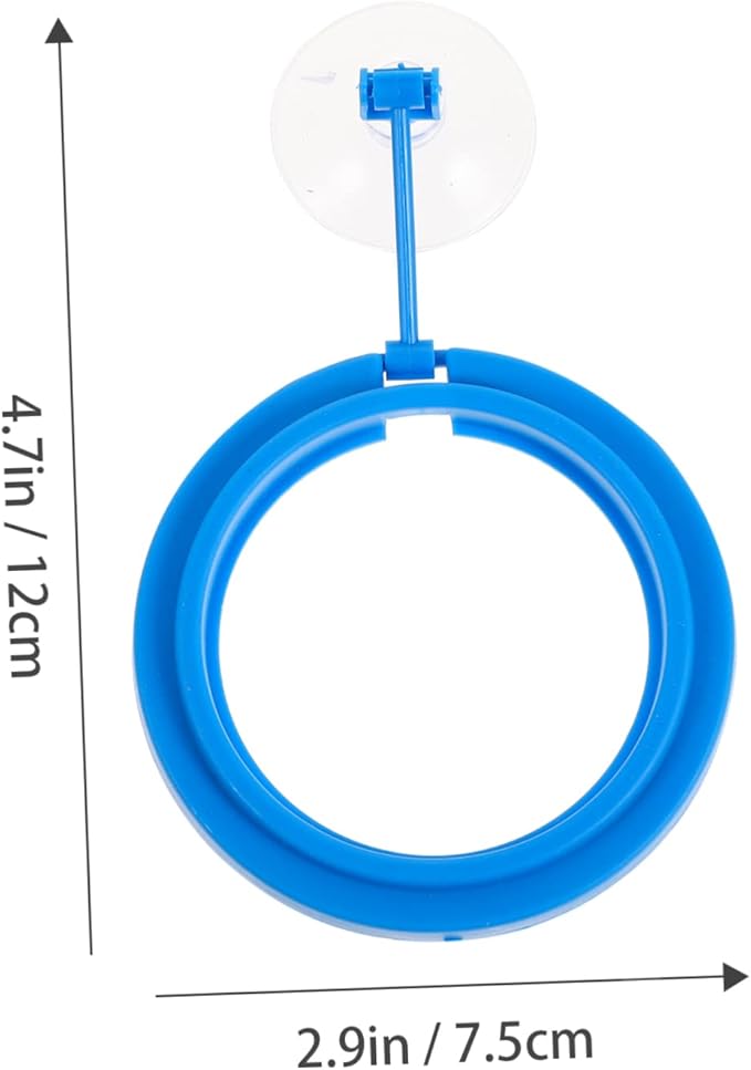 BESPORTBLE Fish Tank Automatic Feeder 3pcs Feeding Ring Lightweight Plastic Floating Food Tray Easy to Clean