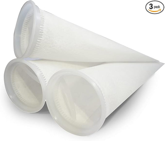 ESHOPPS 4" Filter Socks | 3 Pack | 300 Microns | Micron Bag | Filter Bag