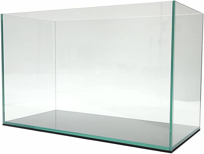 Lifegard Aquatics 5 Gallon Rimless Aquarium, Clear Glass, Ultra Clear Sealant Fish Tank, 5mm Thick with Dense Leveling Mat for Freshwater/Marine, Home or Office Decor (15.74"x7.87"x9.84")