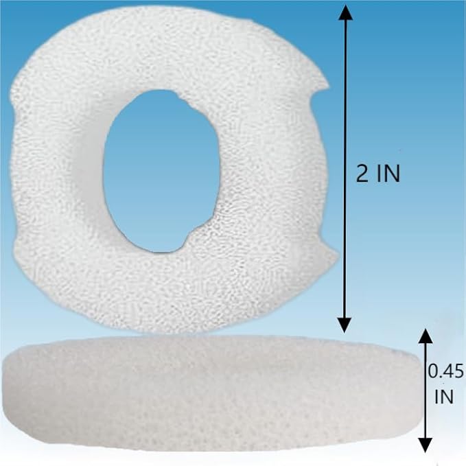 4 Pack Aquarium Fish Tank Filter Sponge Bio Sponge,Replacement Sponge for 5 Gallon Sponge Filter