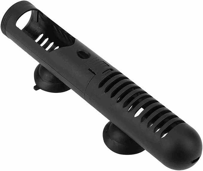 Aquarium Heater Protective Cover, Premium Removable Cover to Prevent Heater Breakage with Suction Cup Installation (No. 0 Protective Cover 18.5cm Long)