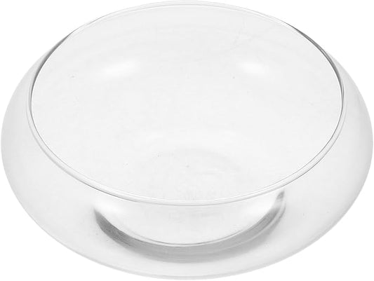 Flower Glass Vase Bowl Terrarium Succulent Planter: Glass Vase Bowl Hydroponic Planter Floral Container Fish Clear Bubble Floating Candle