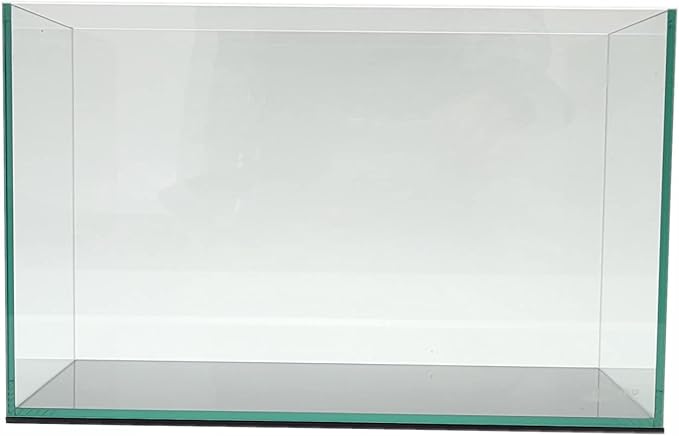 Lifegard Aquatics 5 Gallon Rimless Aquarium, Clear Glass, Ultra Clear Sealant Fish Tank, 5mm Thick with Dense Leveling Mat for Freshwater/Marine, Home or Office Decor (15.74"x7.87"x9.84")