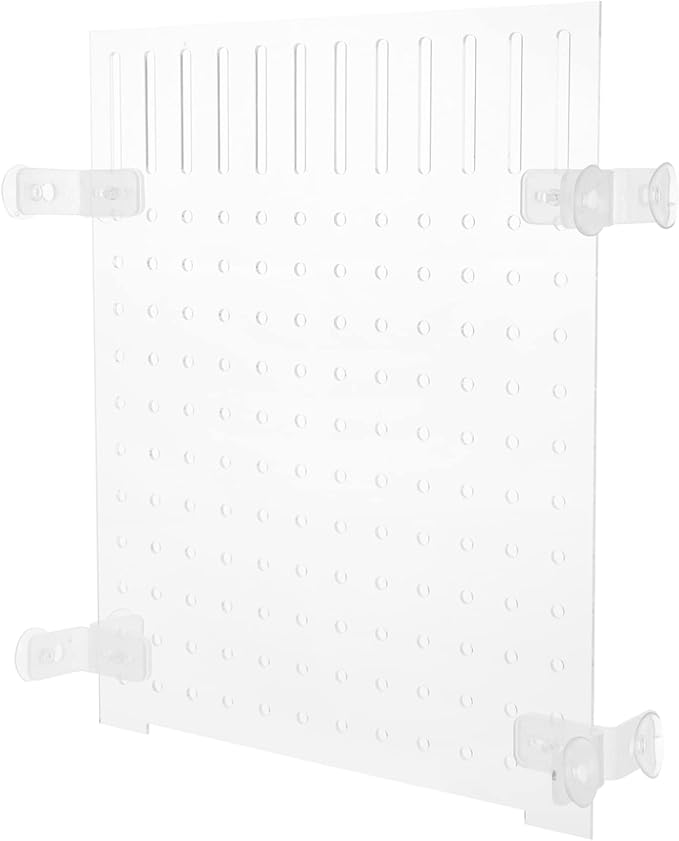 Ipetboom 1pc Fish Tank Acrylic Divider Board with Suction Cup - Mixed Breeding to Keep Different Fish Separated