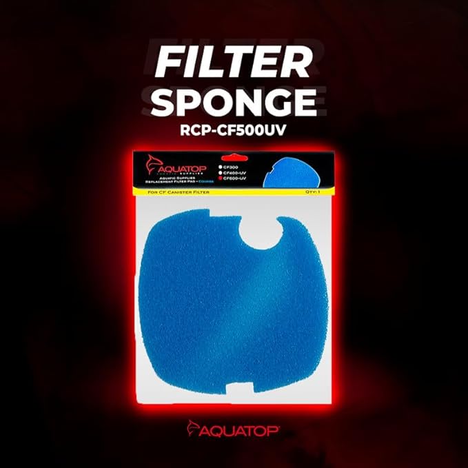 Aquatop Replacement Coarse Filter Sponge for CF-500 Series – Sponge Refills for Improved Mechanical Filtration and Cleaner Water, RCP-CF500