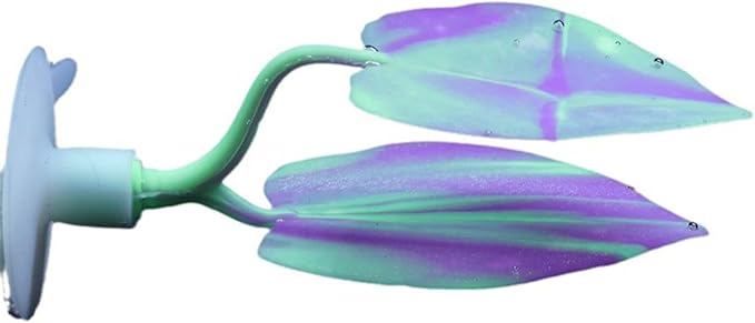 2 Pack Betta Fish Leaf Pad, Silicones Bettas Corals Hammock with Suction Cup Improves Betta's Health by Simulating The Natural Habitat Organic, Comfortable Rest Area for Aquarium Ornaments