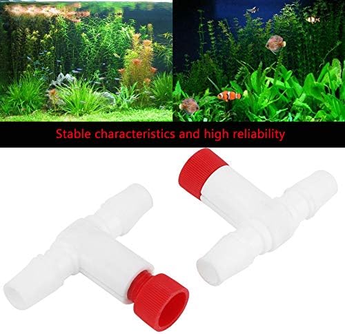 2PCS Aquarium Protein Skimmer Air Valve, Plastic Fine Adjustment Protein Separator Air Valve Protein Skimmer Accessories Universal for MS Protein Separator