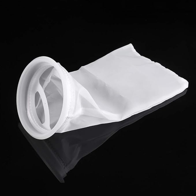 4 Inch Filter Socks 200 Micron Aquarium Nylon Filter Bags 4 in By 10 in Long Fish for Tank Filter Accessories Aquarium Heater Light Thermometers Gravel Sand Decorations