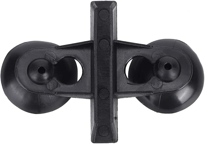 40PCS PVC Aquarium Fish Suction Cup Separating Board Divider Support (Black)