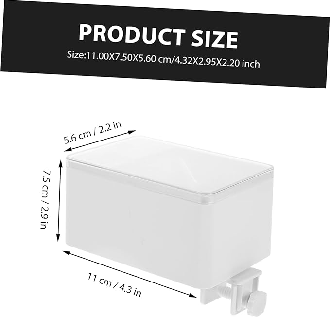 POPETPOP 1set Automatic Fish Feeder for Small Aquariums Timer-Controlled Fish Food Dispenser Durable Material Prevents Food Clogging Easy Setup