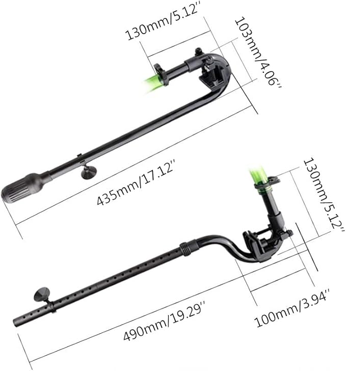 Canister Filter Intakes Outlet Tube Set Replacement Accessories With Strong Suction Cups Fish For Tank Canister Filter Match With 0.63 Inch ID Hose